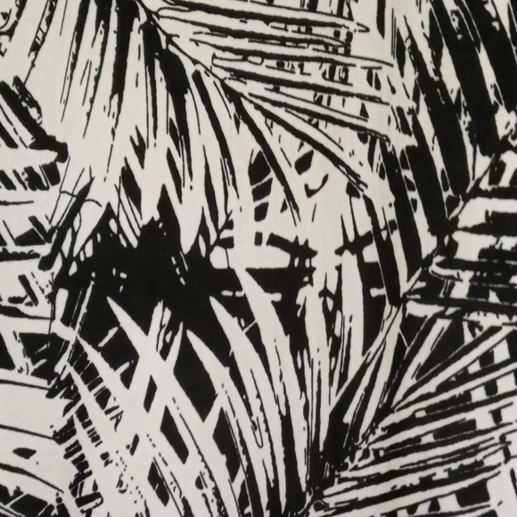 Mlle Gabrielle Plus Size Tropical Print High Neck Jewel Sheath Maxi Dress 2X - Picture 9 of 11